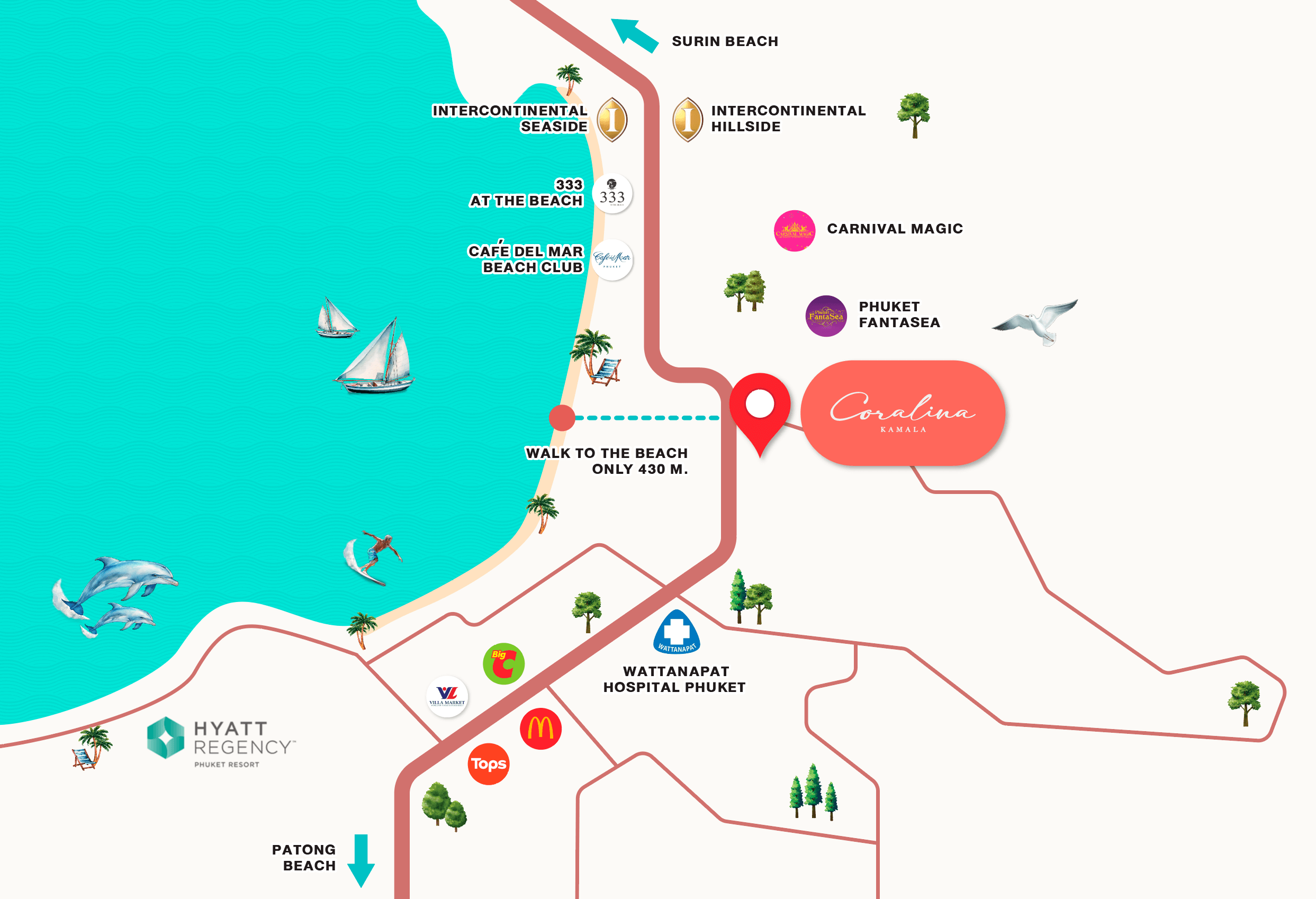 Coralina Kamala Map Image